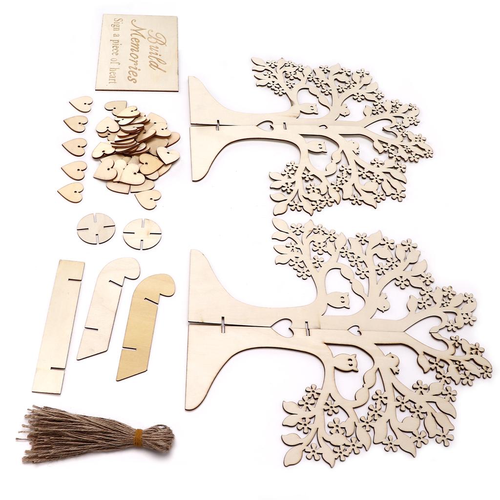 Wooden Ing Tree Crafts Hand Made Unique Lightweight Handicraft Decoration for Wedding Anniversaries