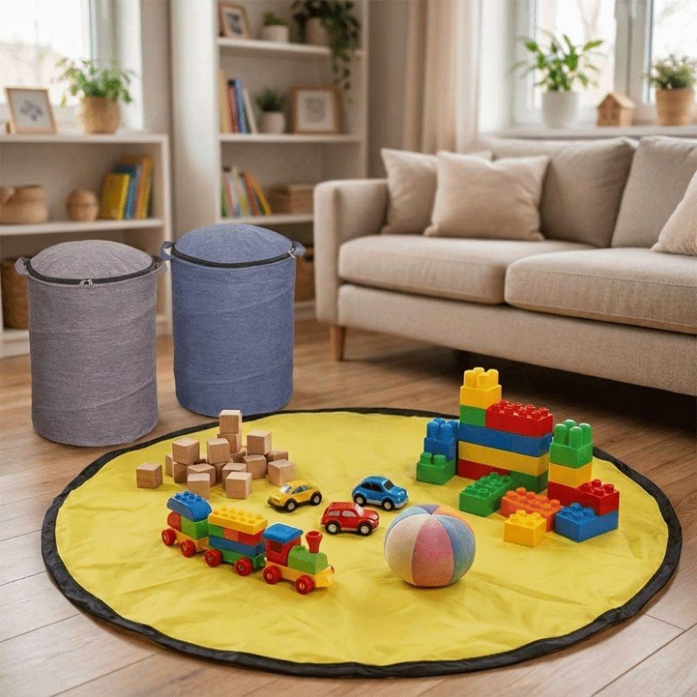 Large Capacity Game Mat Storage Bucket Hand-held Toy Storage Bucket Living Room