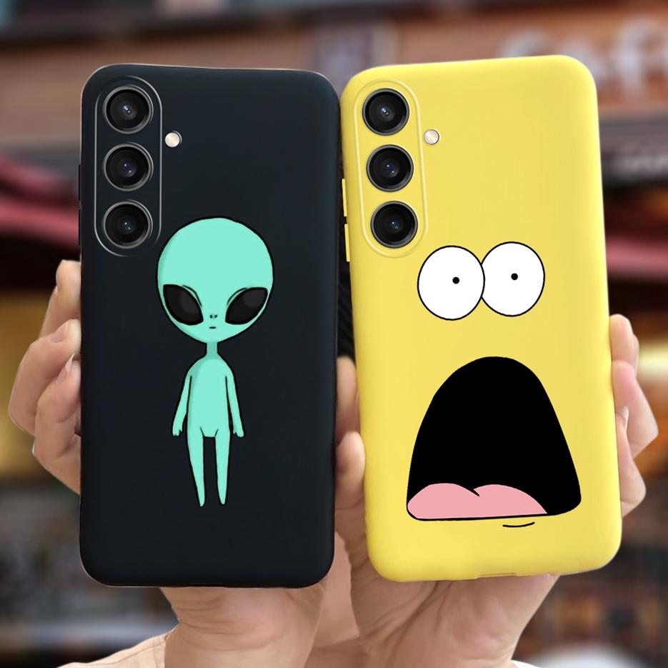 For Samsung Galaxy A55 Case A15 A25 A35 5G Stylish Candy Painted Cover Soft TPU Phone Case For Samsung A15 Galaxy A25 2023 Shell