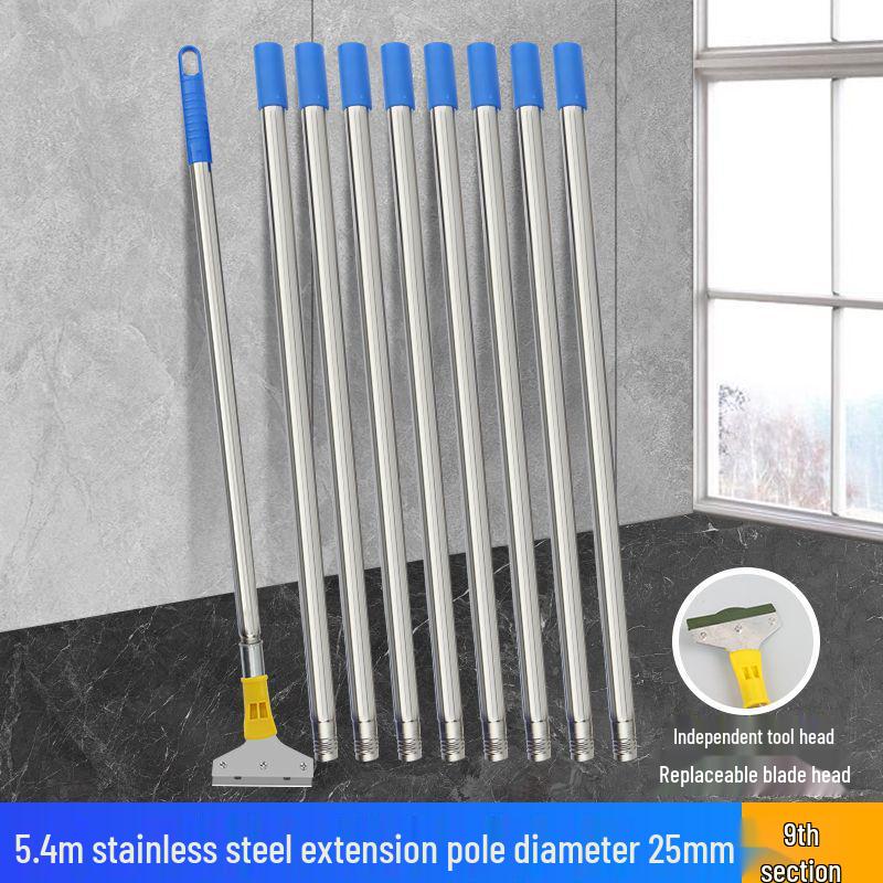 Telescopic Long Handle Heavy Duty Scraper for Grout and Glue Removal