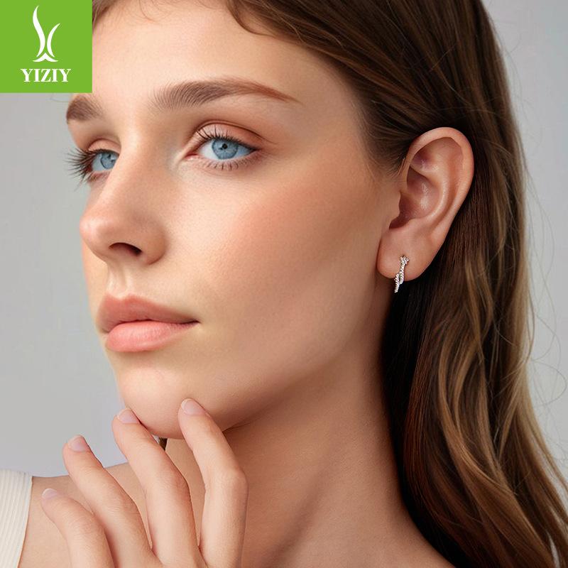 Shining Niche Meteor Earrings Women'S High Sense S925 Sterling Silver Star Earrings Earrings