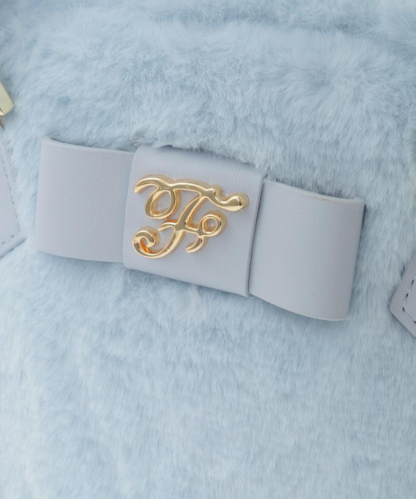 Maison de FLEUR Faux Fur Round Bag, Pink, F, Handbag, 08001036300