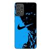 Case For Samsung Galaxy A73 Nike Logo Color Black and Blue Maniacase