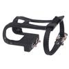 1 Pair Bicycle Pedal Cycling Bike Toe Clip Pedals With Strap Belts