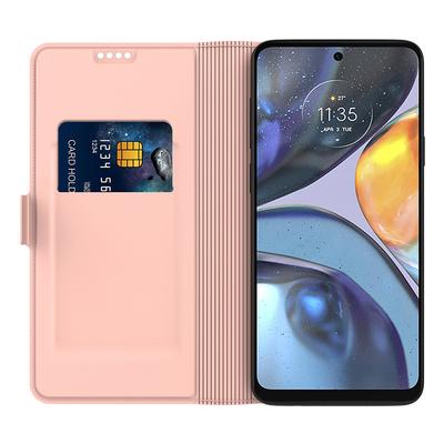 For Motorola Moto E15 4G/G05 4G Case Shockproof TPU Inner Shell Leather Phone Cover Card Slot