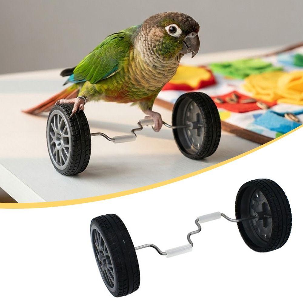 Plastic Parrot Balance Bike Toy Lightweight Birds Intelligence Toy  Cage Accessory