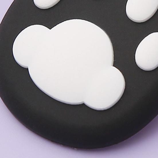 1/4Pcs 3D Cat Paw Wall Bumper Self-Adhesive Door Stopper Wall Protector Door Handle Wall Guard Shield Anti-collision Silencer Pad Buffer Sticker