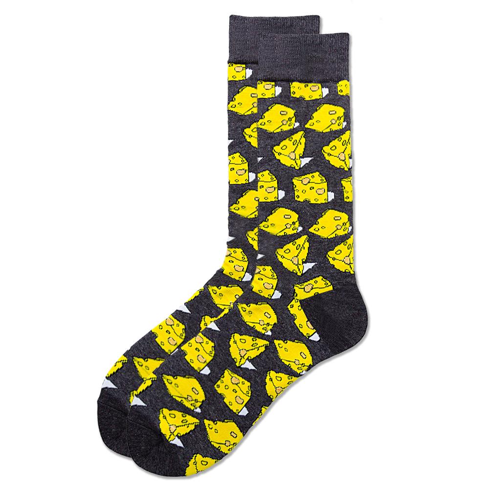 New INS beer corn men's and women's socks watermelon  dog sushi tide socks  dog socks comfortable breathable socks
