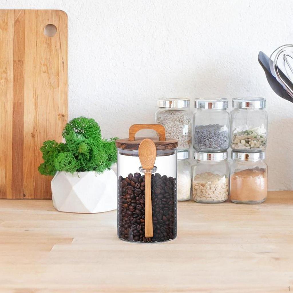 Airtight Glass Canister Set for Kitchen Storage