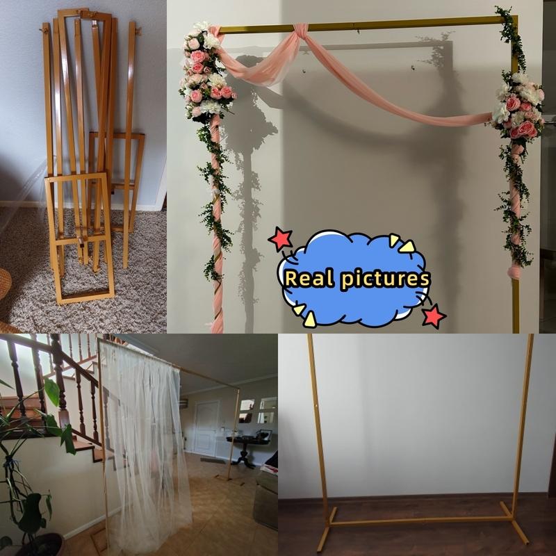 Wedding Metal Arch Iron Flower Balloon Backdrop Venue Decoration For Wedding Party Birthday Application Decor