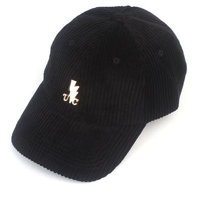 Universal Chemistry Bold Corduroy Black Ballcap Corduroy  Ball Cap