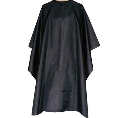 Adult Hairdressing Cape Gown Hair Salon Cover Grooming Apron Unisex Black Cloak