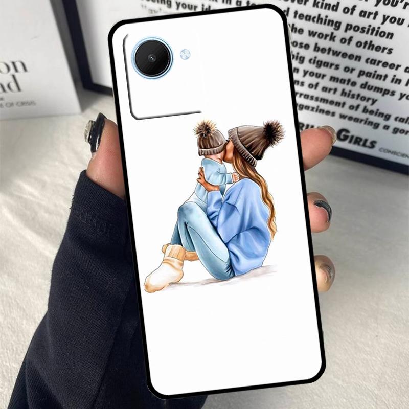 Baby Mom Daughter Girl Son Dad For Realme C75 C55 C71 C61 C53 C33 C63 C51 C65 C67 11 12 13 14 15 Pro Plus GT6 GT7 Pro Case