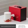Meijin Mutton Fat Jade Ceramic Tea Infuser Mug