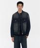 Denim Racing Trucker Jacket [Dark Blue]