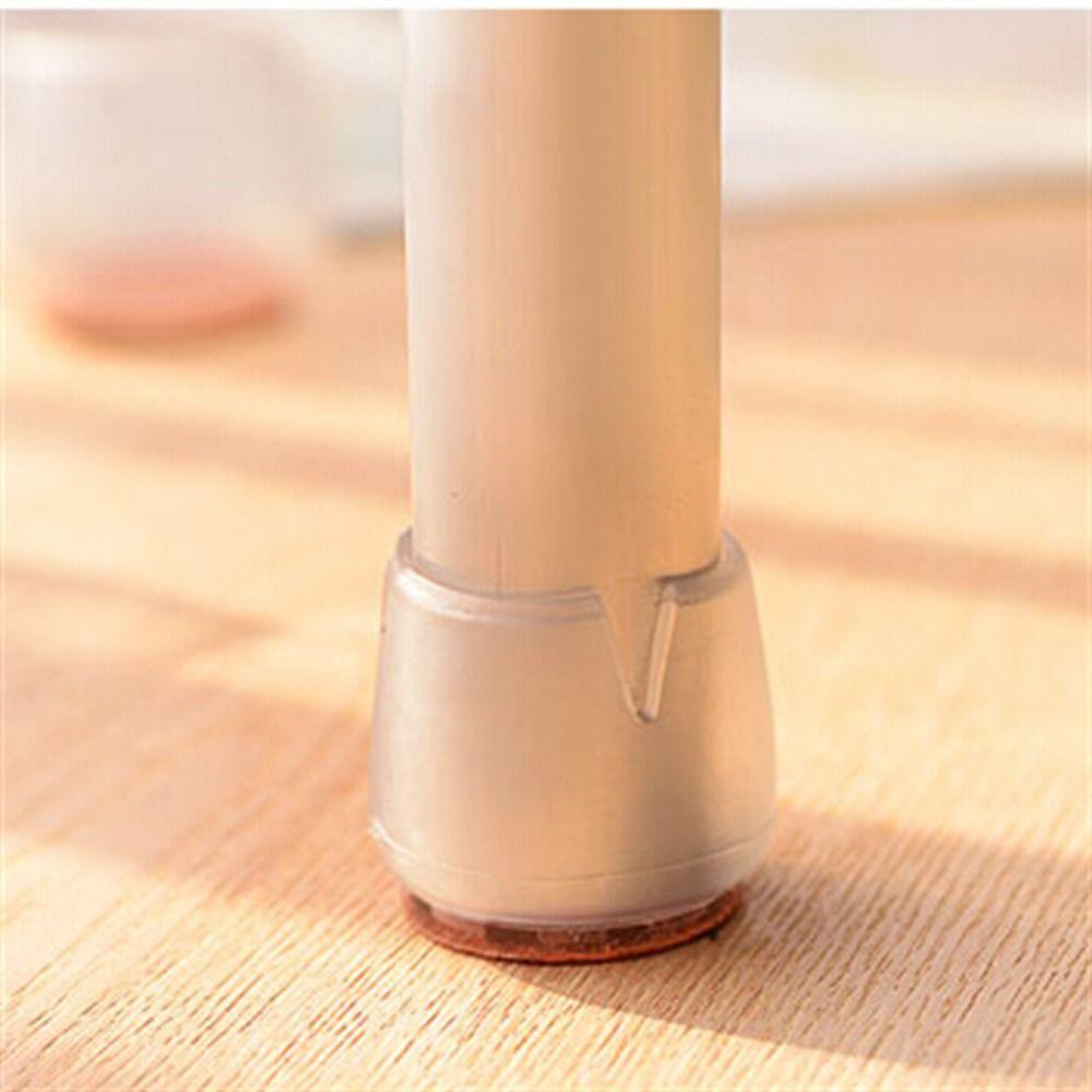 16PCS Non-Slip Round Chair Pads Silent Chair Foot Cover Durable Chair Leg Caps  Table Covers