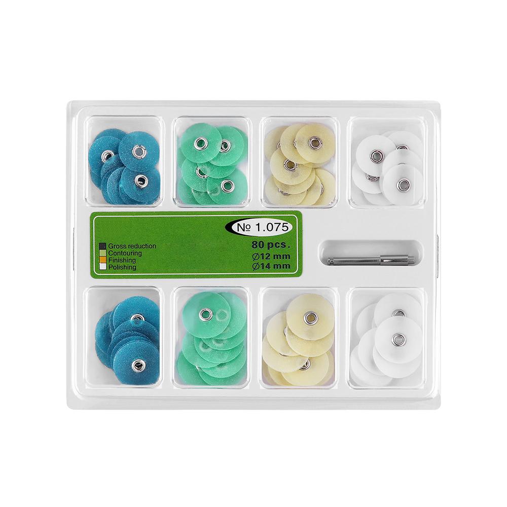 JINGT Tannpoleringsskiver Grov Reduksjon Konturering Dorn Striper Sett Materialer Tannbleking