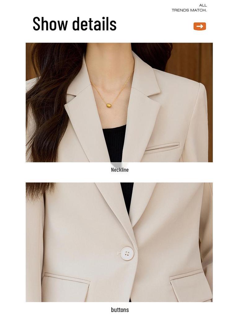 Damen Petite Blazer im koreanischen Stil für den Herbst: Elegantes Design für 2025