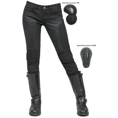 Motocyklové džíny+Racing Fit Ventilační síťovina Prodyšné Motocyklové jezdecké kalhoty + chrániče kolen nastavitelné nahoru a dolů