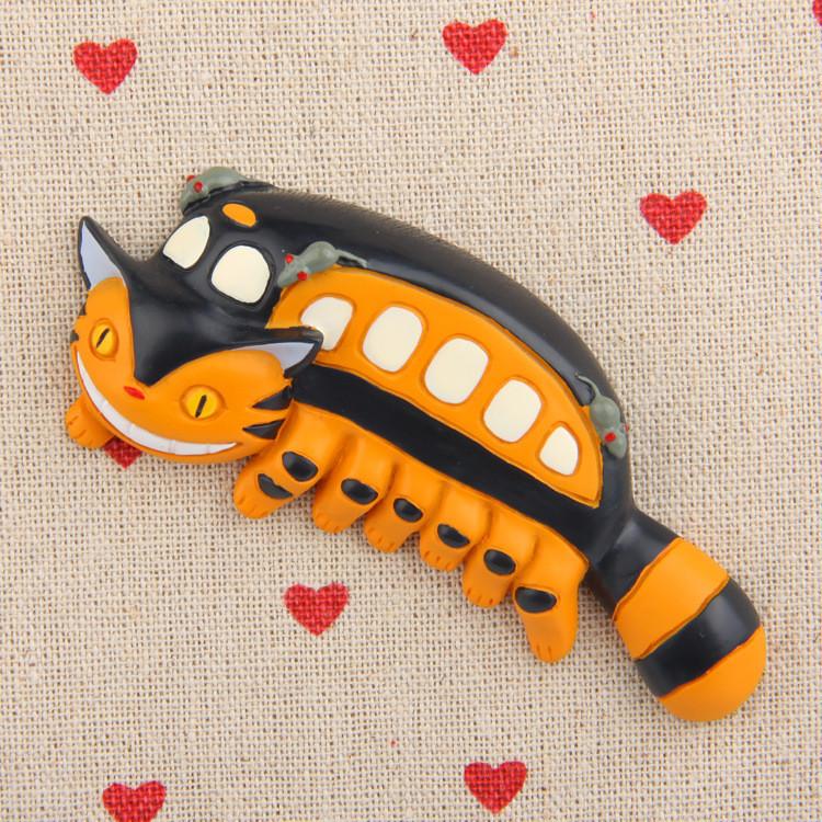Cute Totoro Cat Bus Coal Ball Elf Mini Magnetic Refrigerator Decor Accessories For Gift And Decor