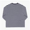 MaiSon KiTSune Men S Long Sleeve T ShirT Bold Fox Head paTch STripe Pm00122kj004