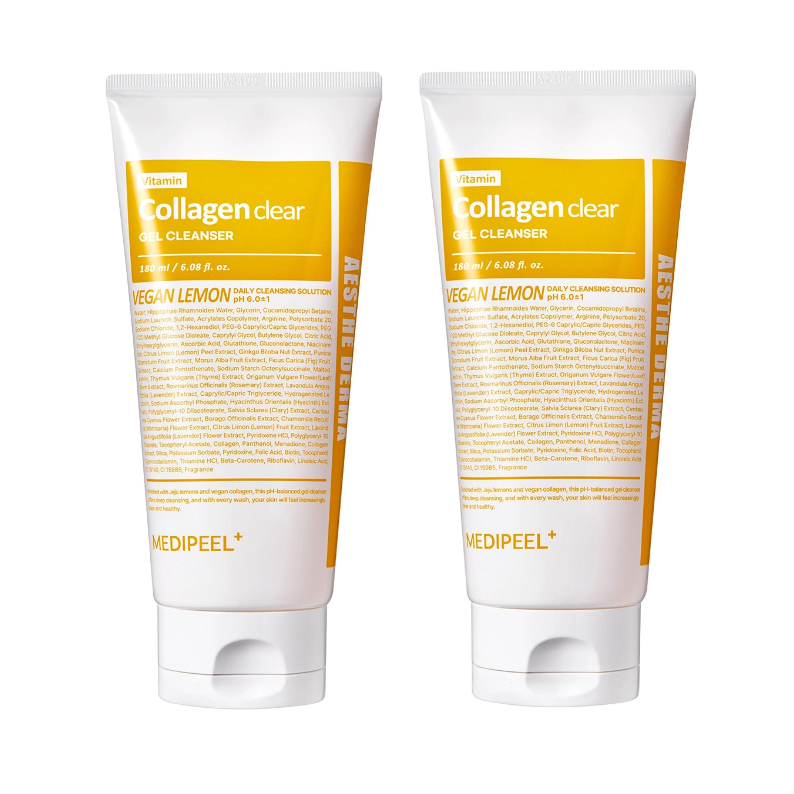 

Medipeel Collagen Clear Cleansing Foam 180ml x 2 Vegan Vitamin Collagen