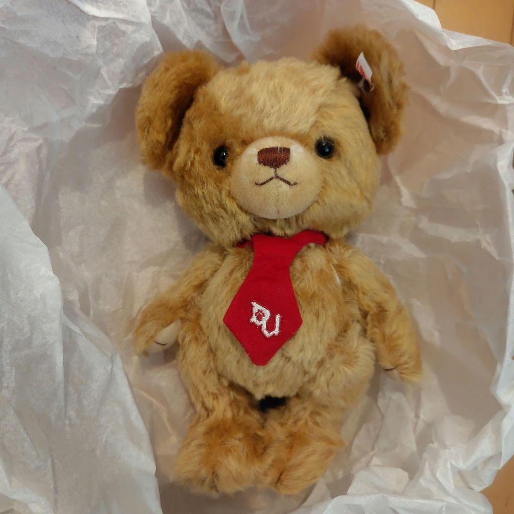 [USED] Limited Edition Steiff UniBEAR Mocha Plush Teddy Bear (6th Anniversary Edition, 500 Pieces)