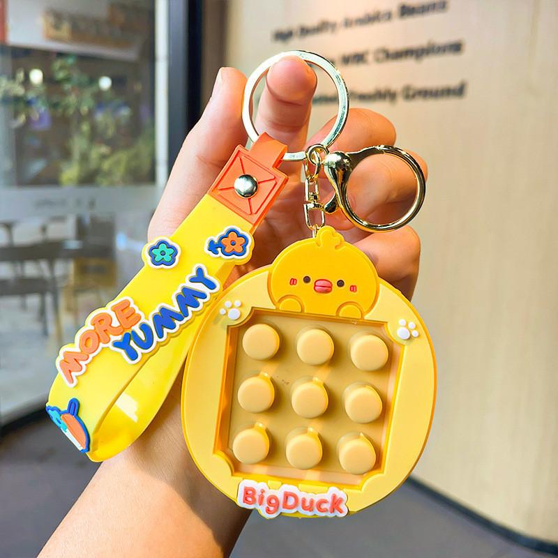 Silicone Animal Keychain Cute And Stress Relieving For Bags Backpacks And