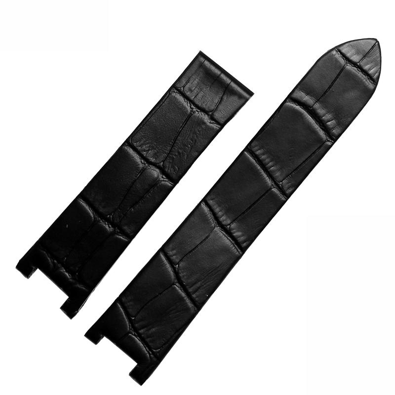 

Ремешок для часов из натуральной кожи 20*12 мм, специально для женских часов W3108/HPI004, высококачественный браслет no buckle чёрный
