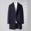 Autumn and Winter Men's Woolen Coat Business Casual Medium and Long Youth Woolen Coat Trench Coat Men's Coat
