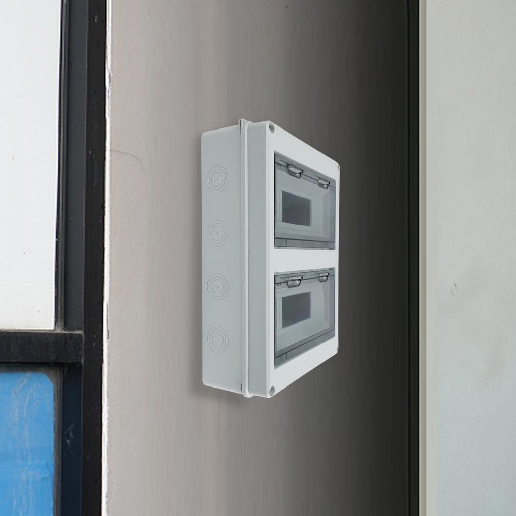 24 Circuits Waterproof Distribution Box Waterproof Box 24 Circuits Box Distribution Box Insulated Design For Construction Site