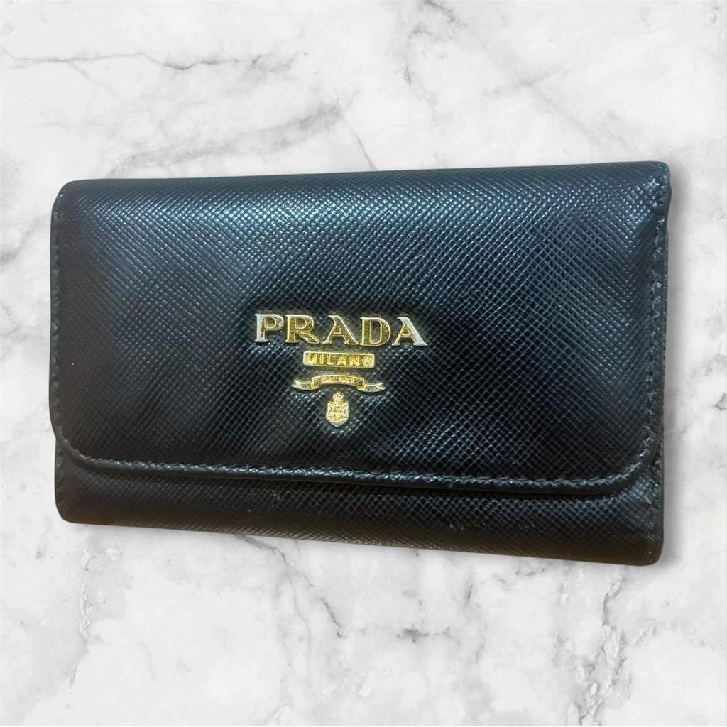 Used Prada Saffiano Key Case