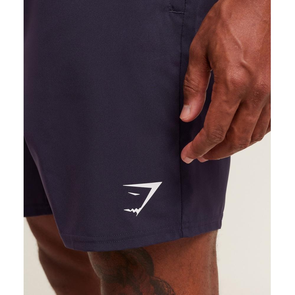 Gymshark Arrival 7  Shorts Midnight Purple A2a1l Pcdy