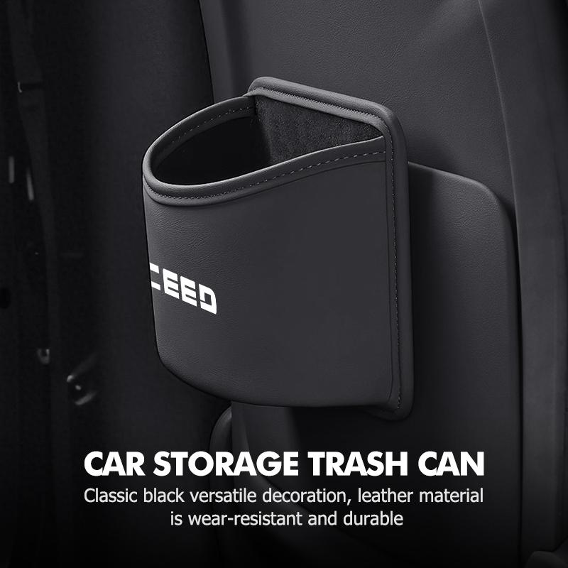 Car Door Hanging Garbage Bin Trash Can Storage Bag For KIA Ceed 2021 2020 2019 2018 2017 2016 2015