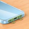 Not  Loss Double Hook Phone Lanyard Side Mount Pad Metal Lanyard Clip  with Two Rings Corrosion Resistant Clip for Phone