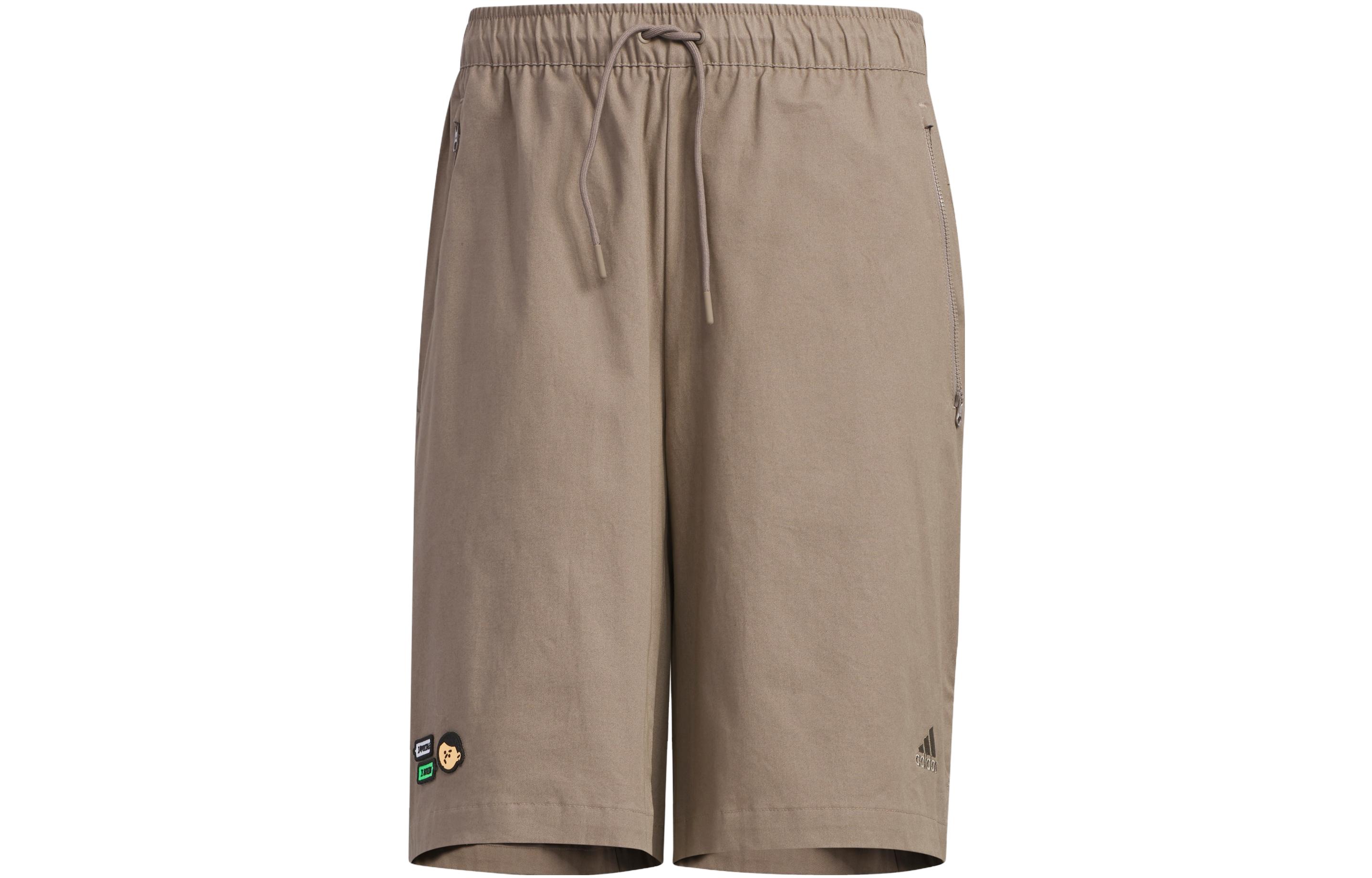 Adidas x SEEBIN SS23 Casual Shorts Men s Light Gray Brown IA8176 XXXL