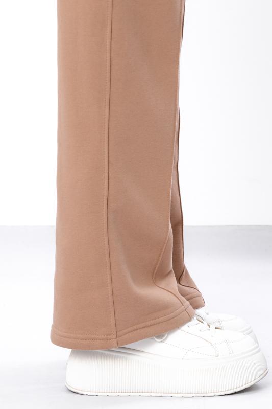 Women’s Cozy Sweatshirt & Wide-Leg Pants Set – Relaxed Fit & Tailored Details, Winter, 3399-140 HC