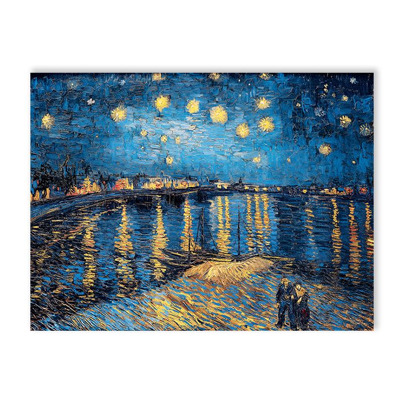 Van Gogh Classic Art Prints Abstract Sunflowers Starry Night Poster Classic Art Decorative s Bedroom Hallway Home Deco
