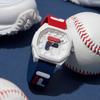 FILA Dopamine Series Watch Quartz Movement Silicone Strap White Dial Casual Retro Versatile Sport Cute Macaron Unisex watch FLM38-6105-007