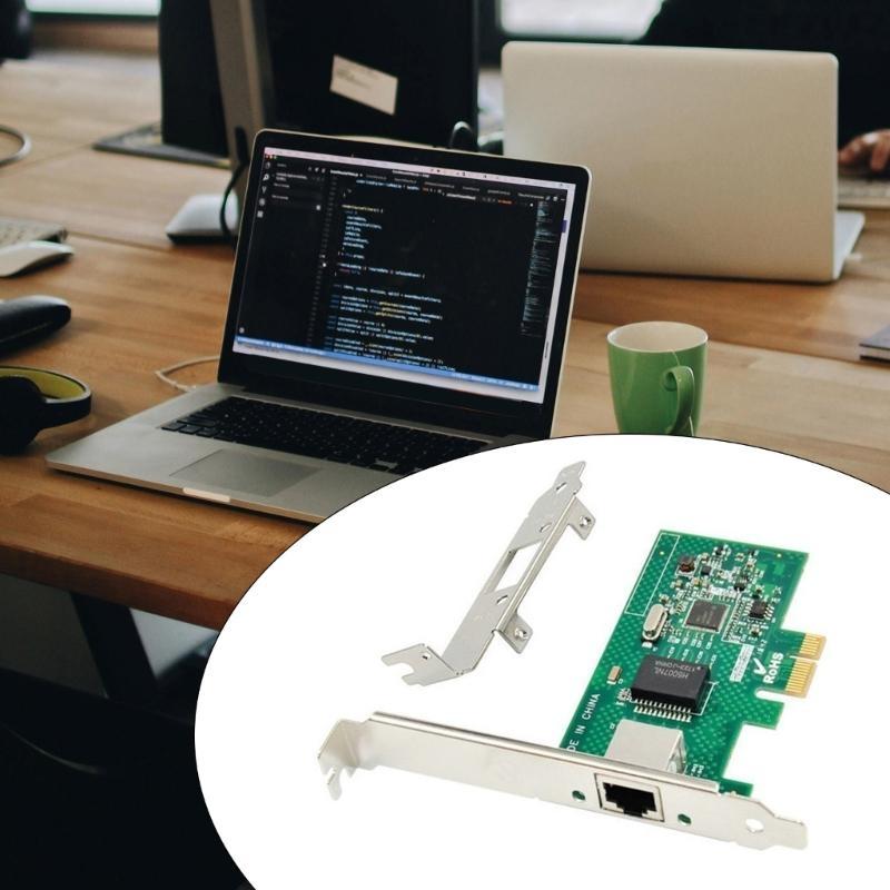 Gigabit PCIe Networking Card 1000M Ethernet Adapter with I210AT for Desktop and Server