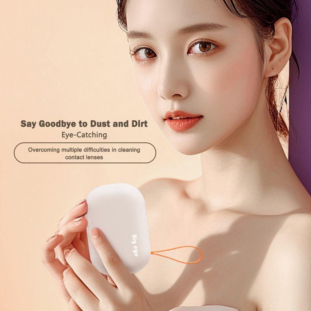 Ultrasonic Contact Lens Cleaning Machine  Fit Disposable Soft, Colored Lenses