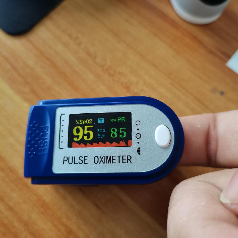 Digitales Fingerpulsoximeter Blutsauerstoffsättigungsmessgerät Finger SPO2 PR Monitor Oximetro