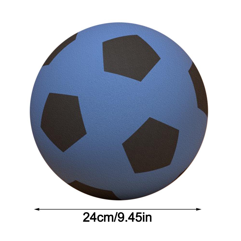 High-Elastic Silent Football Easy To Grip Lightweight Low Noise Foam Soccer Ball 18/21/24CM Low Noise Indoor Training Ball