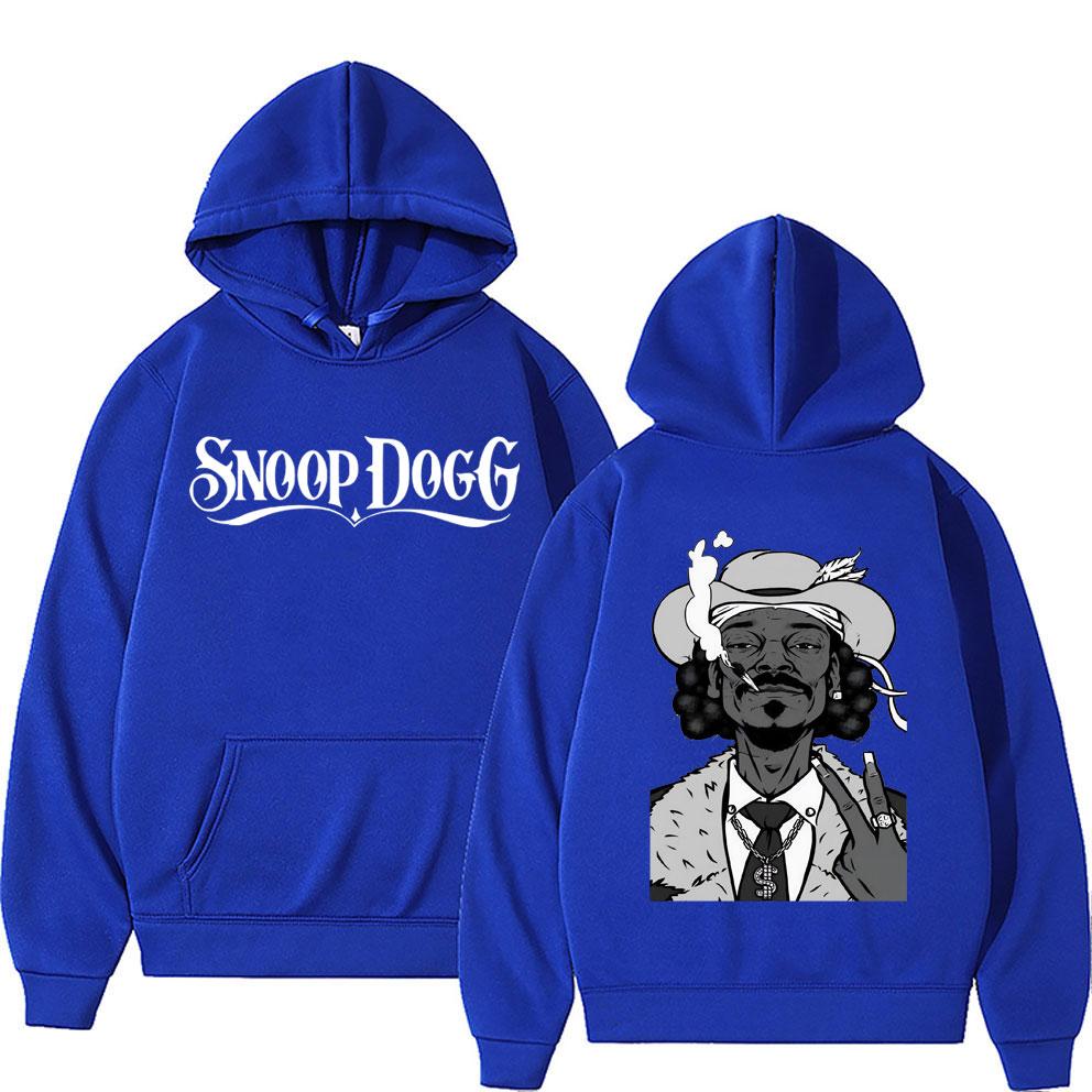 Rapper Snoop Dogg Graphic Hoodie Men's Hip Hop Fashion Style Funny Hoodies Unisex Oversized Sweatshirt