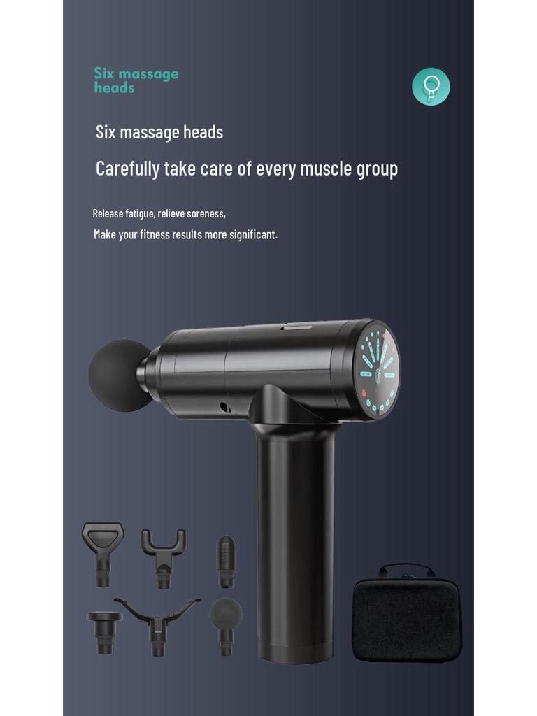 Professional-Grade Electric Muscle Fascia Gun Massager for Fitness and Neck Relaxation