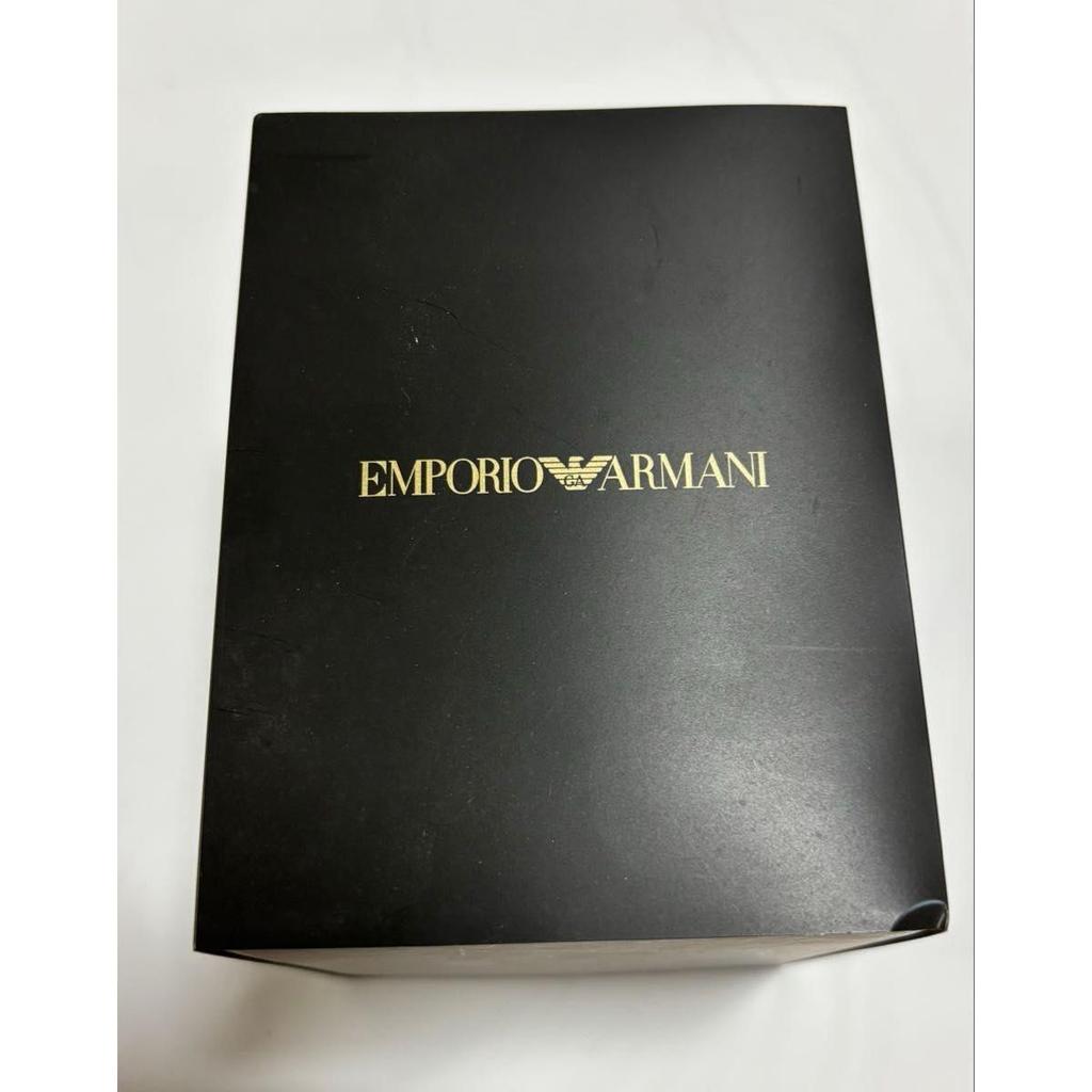 Used Emporio Armani watch leather strap [battery not replaced]