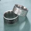 LIKGREAT Viking Nordic Mythology Giant Wolf Ring for Men Stainless Steel Celtics Knot Finger Ring Hip Hop Rock Punk Jewelry Gift
