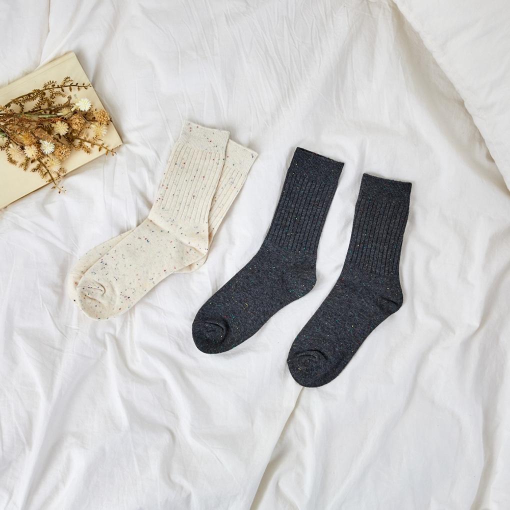 It's Socks Gold Bokashi Charcoal Gray_FS0824044