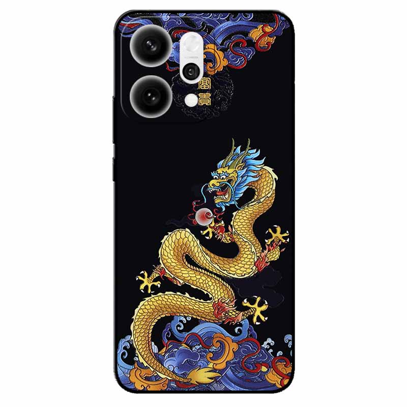 3D Cartoon Emboss Case For Oppo Reno14 5G Relief Embossed Retro Silicone Back Cover For Reno 14 CPH2737 Funda Anime Coque Reno14