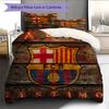 Povlečení s motivem FC Barcelona Domácí dekorace Narozeninový dárek (1 * povlak na přikrývku + 2 * povlak na polštář, bez výplně)